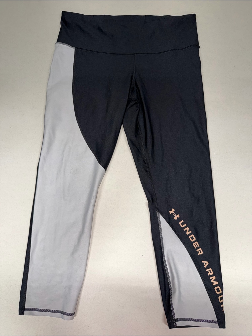 Under Armour Black & Gray Compression Leggings